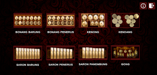 Android application Real Gamelan screenshort