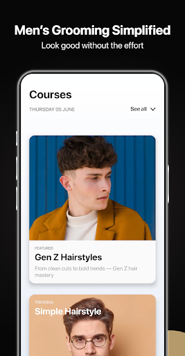 Screenshot of Mens Hairstyles And Haircuts