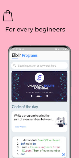 Elixir Programs Screen 3