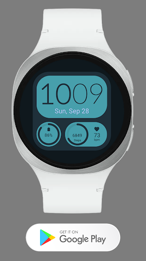 Minimal Time WF6 Watch face screenshot 3