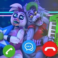 Roxanne wolf &chica video call