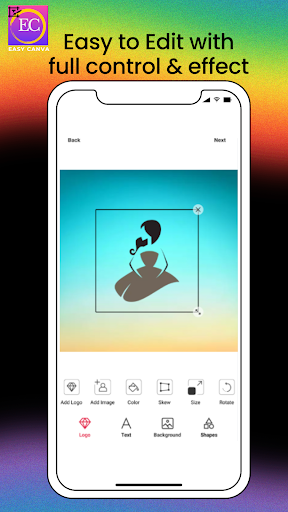 Android application Easy Canva screenshort