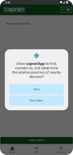 Android application Caprari App screenshort