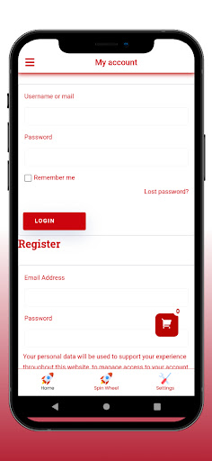 Android application Rockets Fast Food screenshort
