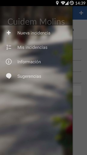 Android application Cuidem Molins screenshort