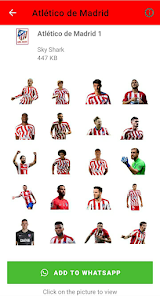 Captura de Pantalla 4 Atletico Madrid Stickers android