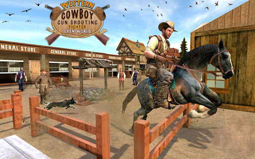 Western Cowboy Gun Shooting Fighter Open World  screenshots 15