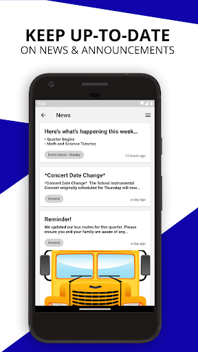 Android application Peshtigo School District screenshort