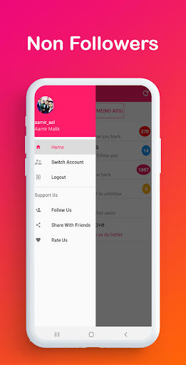 Unfollow for Instagram - Fans  Non followers