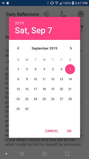 Recovery Today Screen 3