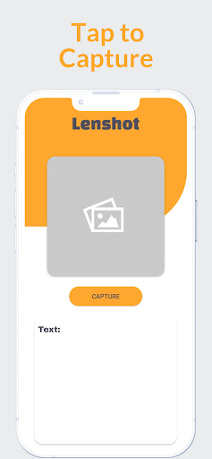 Android application Lenshot - Image to text screenshort