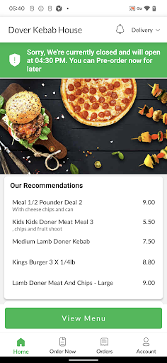 Dover Kebab House Screen 2