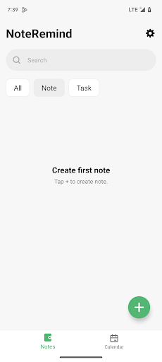 Android application NoteRemind screenshort