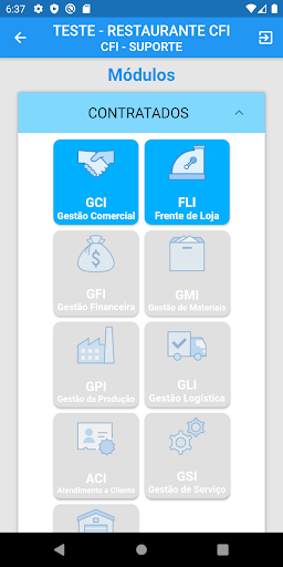 SICAP mobile Screen 2