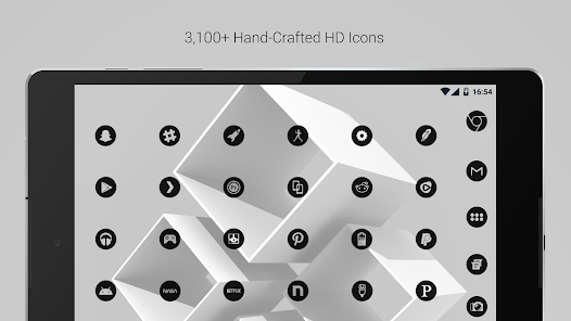 Captura 19 Dark Void Pro - Black Icons android