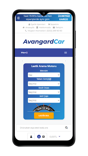 Android application AvangardCar screenshort
