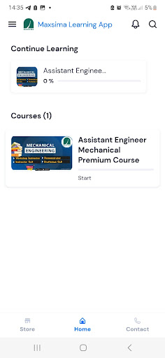 Maxsima Learning App Screen 3
