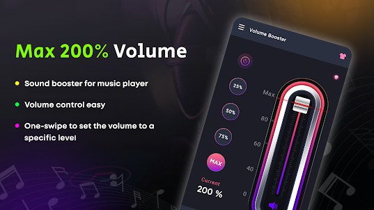 Volume Booster - 200% Speaker