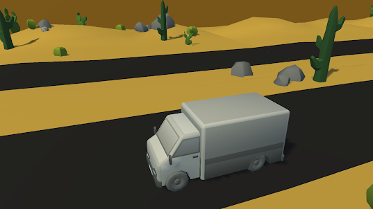LowPoly-Truck: Desert-Fun-Game
