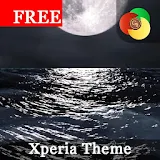sea in the dark Xperia Theme, Live Wallpapers FREE icon