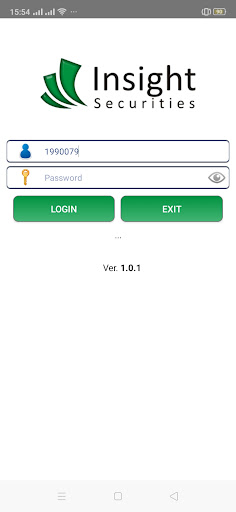 Android application Insight Trade screenshort