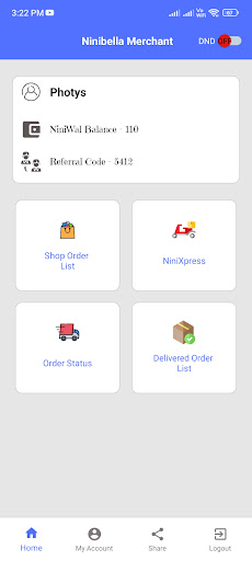 Ninibella Merchant Screen 3