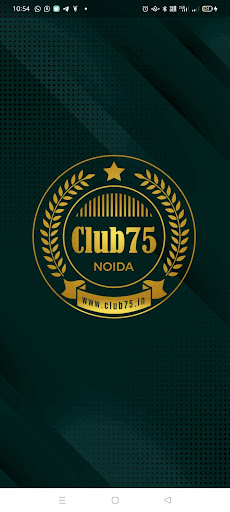 Android application Club75 screenshort