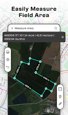 GPS Land Field Area Calculatorのおすすめ画像1
