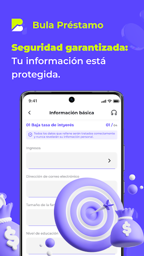 Captura de pantalla de Bula prestoa-Crédito Loan