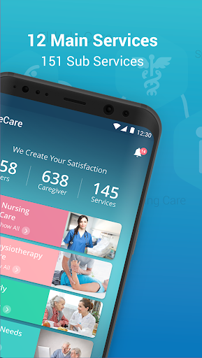 Screenshot of WeCare Seeker