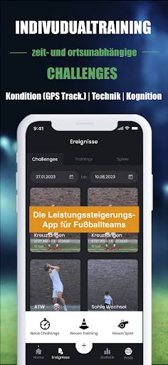 Android application Spieler Coach screenshort
