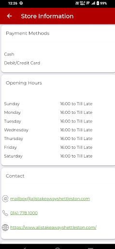 Alis Takeaway Screen 3