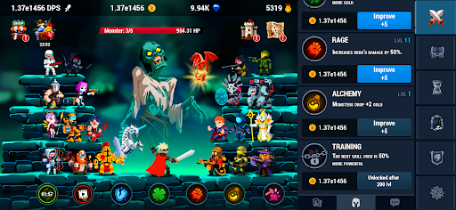 Monster Crush RPG Idle Merge