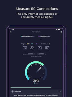 Speedtest von Ookla Screenshot