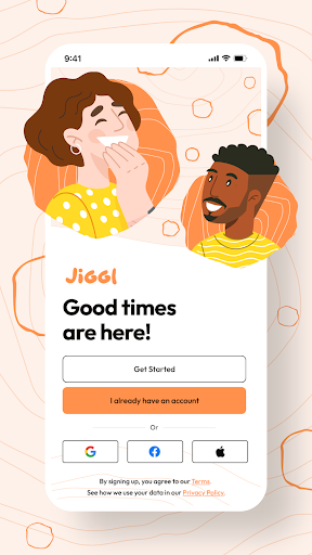 Android application Jiggl screenshort