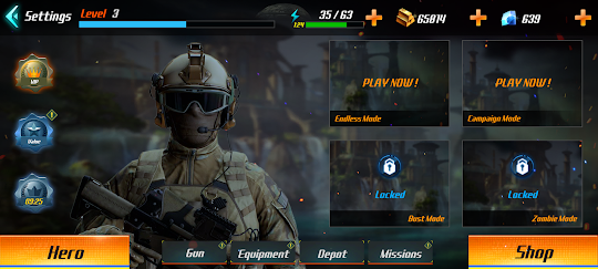 Commando Strike War Trigger 3D