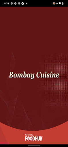 Android application Bombay Cuisine screenshort