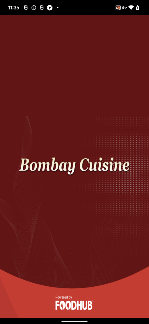 Android application Bombay Cuisine screenshot
