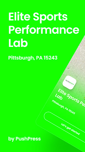Android application Elite Sports Performance Lab screenshort