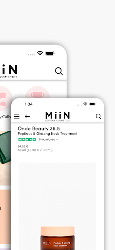 MiiN Cosmetics Screenshot