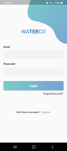 Android application Waterco Provider screenshort