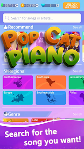 Pop Cat Music Piano Tiles