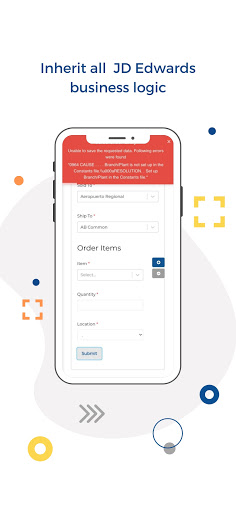 JDE Mobile Swift Apps Screen 2