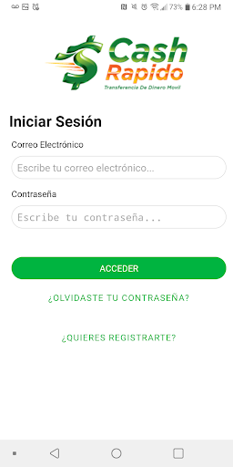 Cash Rapido Screen 2