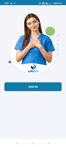 Android application Logezy screenshort