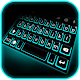 Blue Neon Tech Keyboard Theme