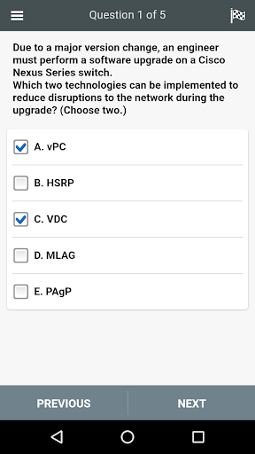 350-601 All-in-One Exam Screen 2