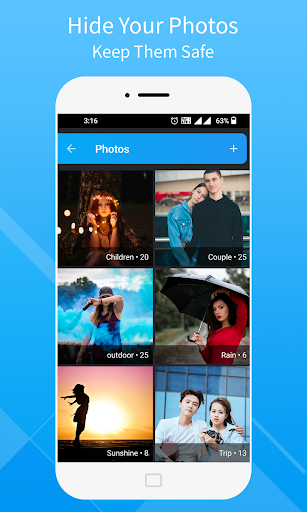 Torch lock - Hide photos,video Screen 3