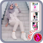 Cover Image of Baixar Estilo de moda jeans hijab  APK