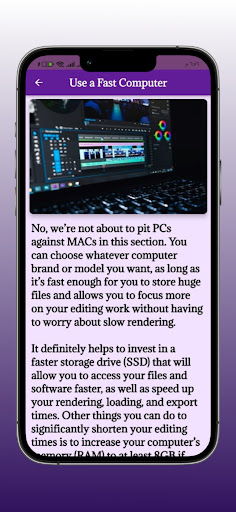 Learn montage Screen 2